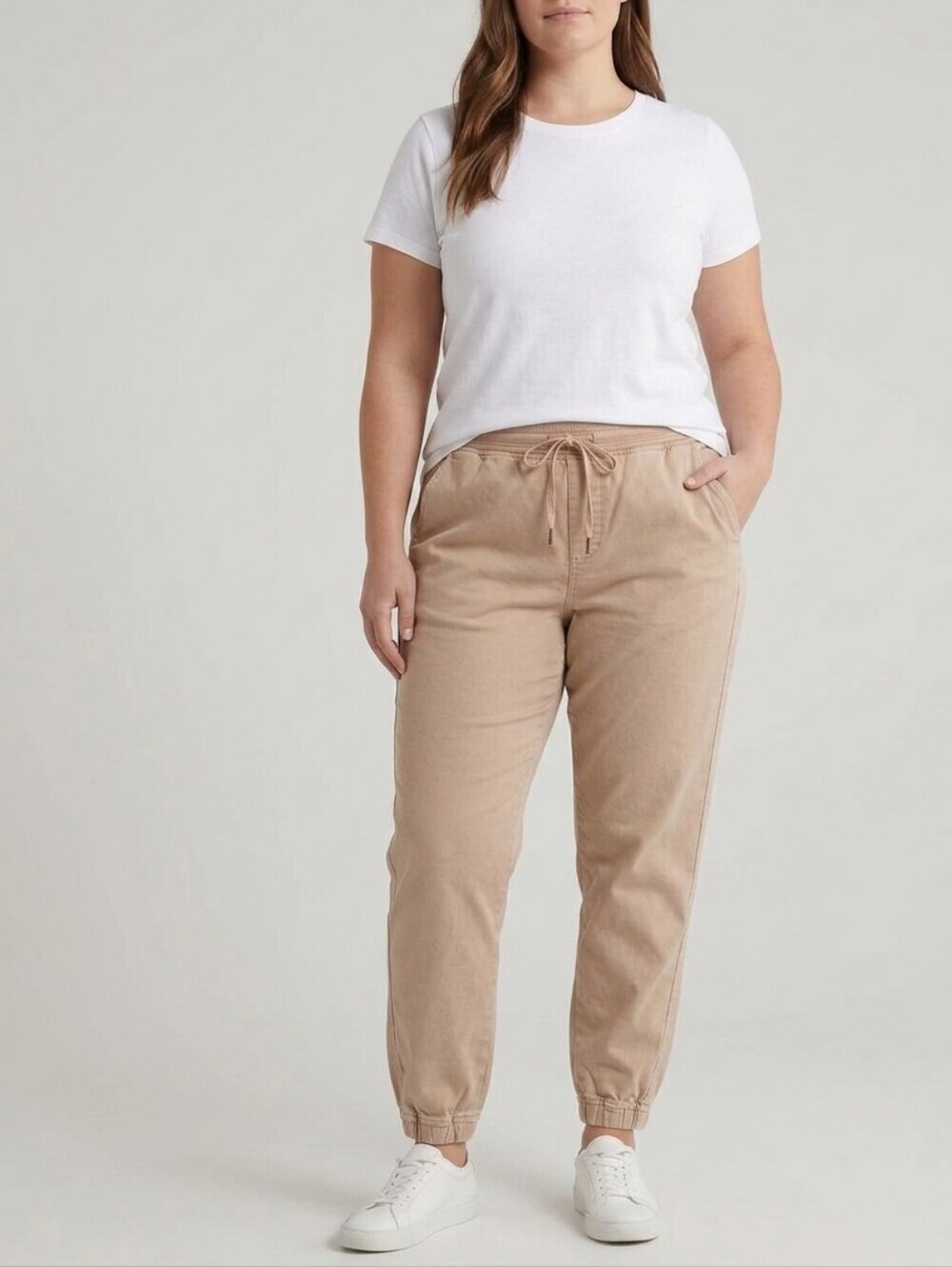 GAP Joggers Dull Pink Denim XXL Casual Loungewear Minimalist Utility Pants Y2K
